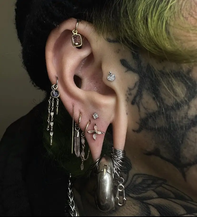 Ear Piercing Ideas For Oval Face Men