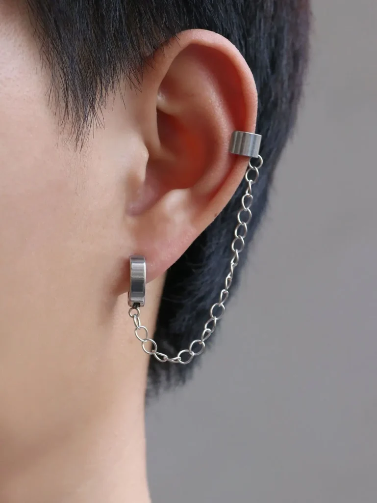 Ear Piercing Ideas For Square Face Men