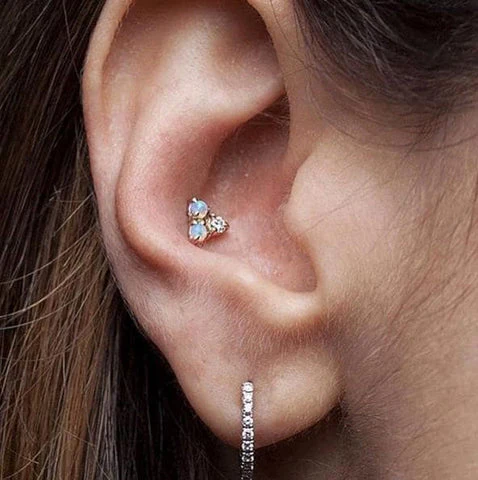Ear Piercing Ideas For Square Face Women