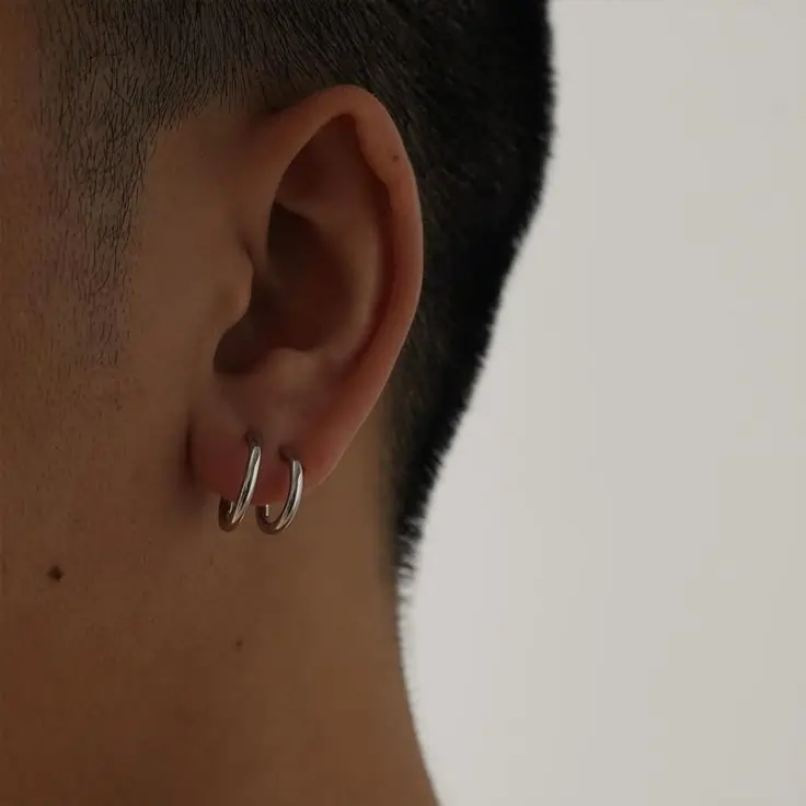 Ear Piercing Ideas For Square Face Men