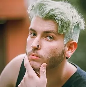 Nose Piercing Ideas For Big Nose Men