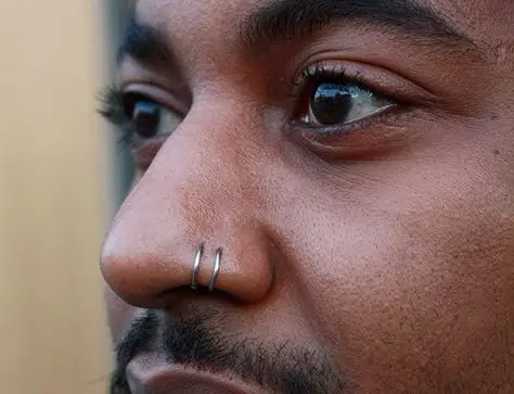 Nose Piercing Ideas For Small Nose Men