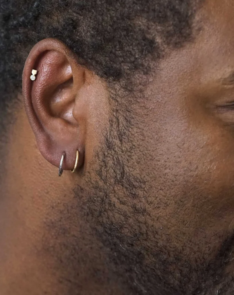 Ear Piercing Ideas For Big Ears Men