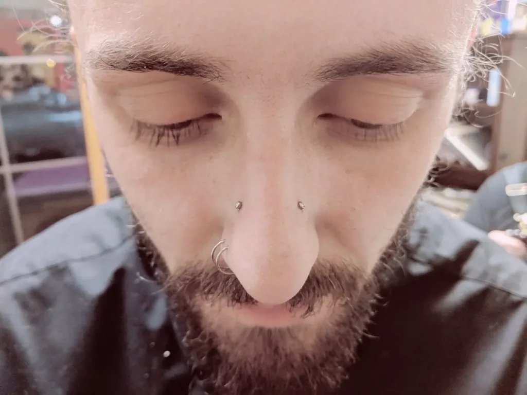 Nose Piercing Ideas For Flat Nose Men