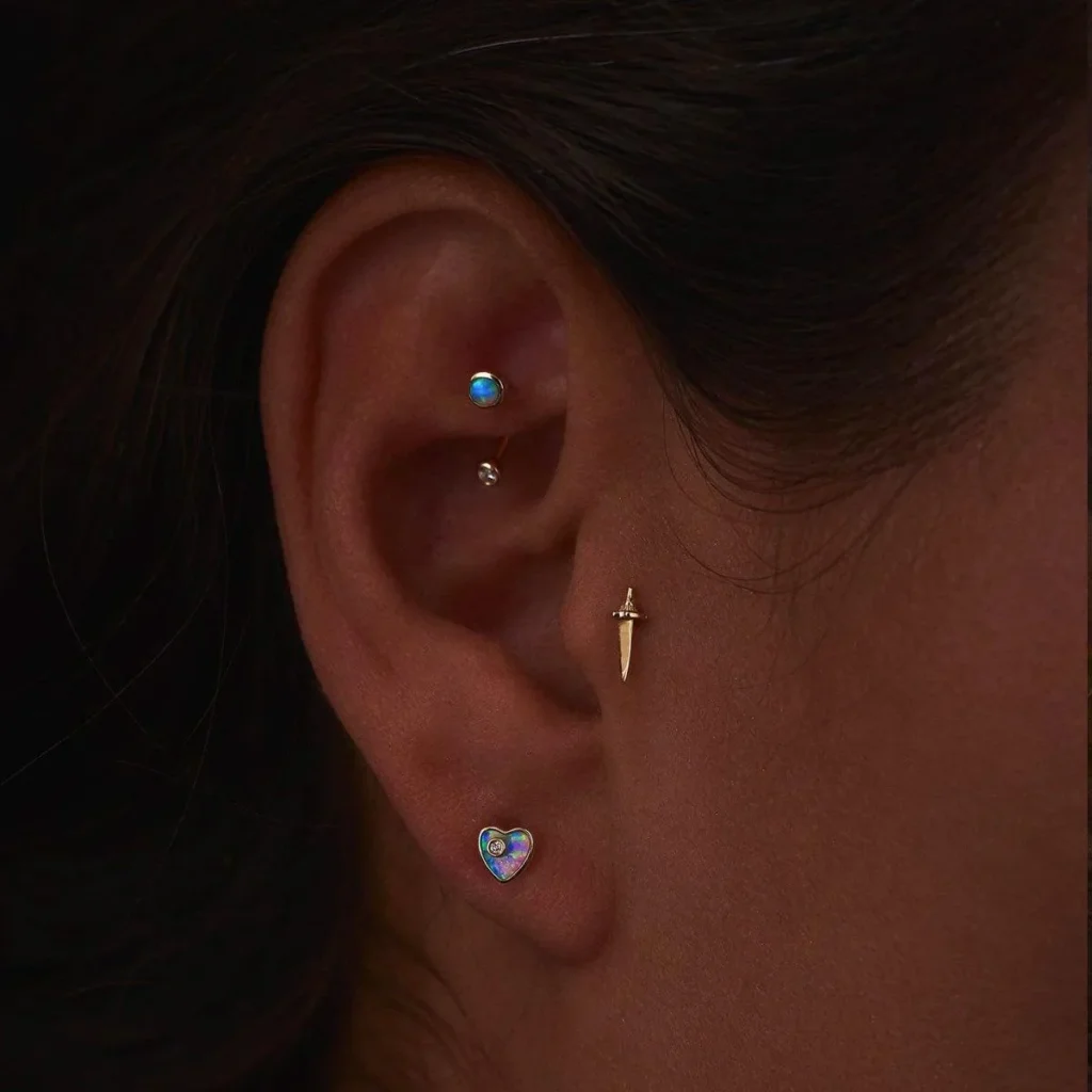 Ear Piercing Ideas For Small Face Women