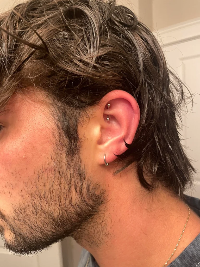 Ear Piercing Ideas For Square Face Men
