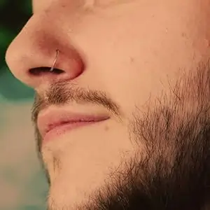 Nose Piercing Ideas For Big Nose Men