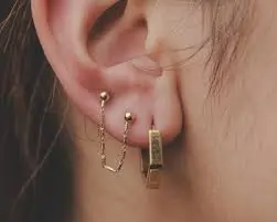 Ear Piercing Ideas For Round Face Women