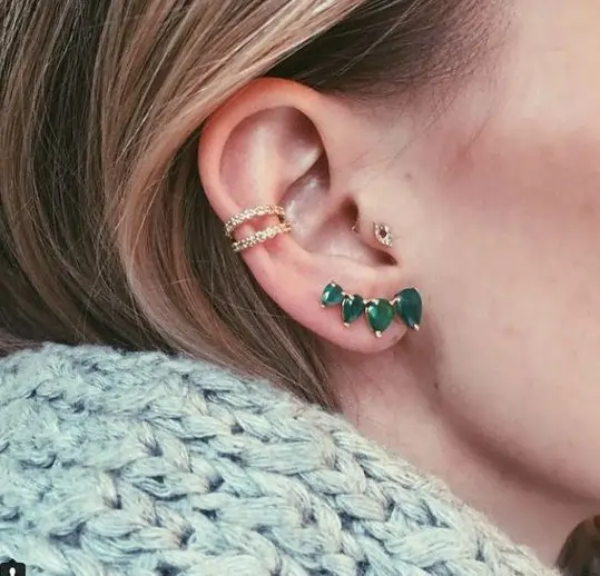 Outer Conch Piercing Ideas for Men & Women