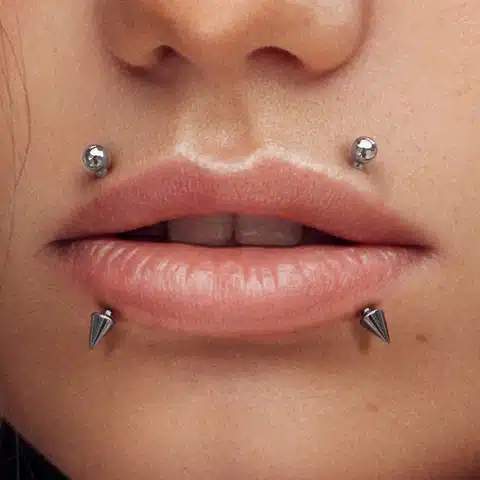 Labret Piercing Ideas