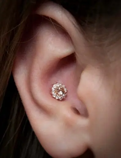 Outer Conch Piercing Ideas for Men & Women
