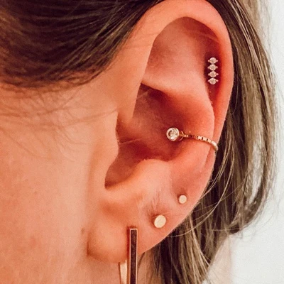 Double Conch Piercing Ideas For Men & Women